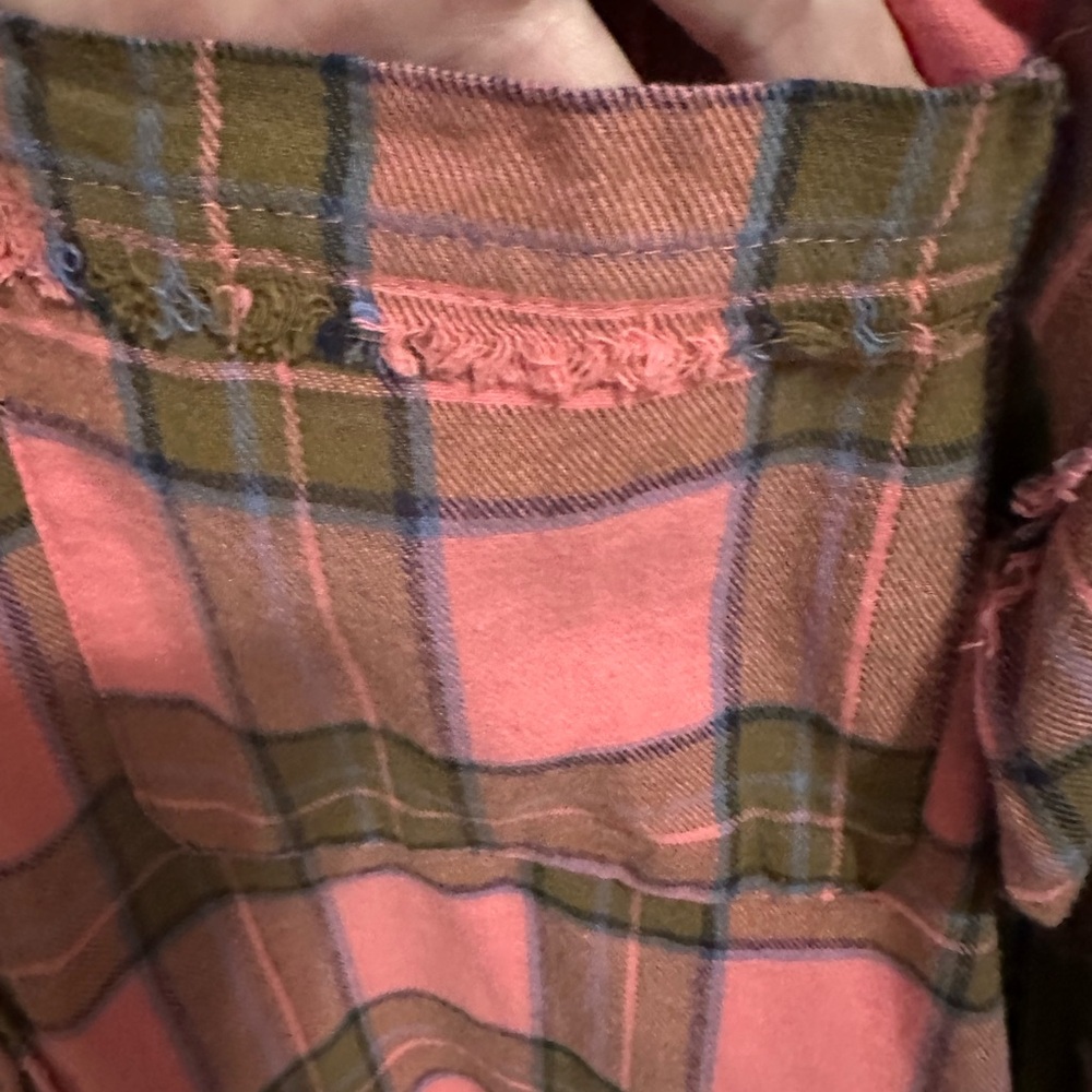 Pink Flannel shirt NWT - Picture 9 of 13